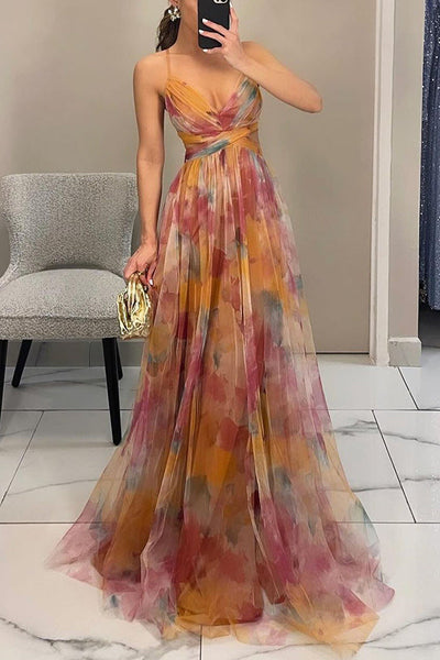 Gisele - Flattering Floral Maxi Dress