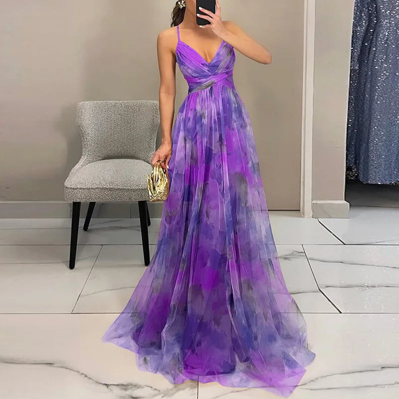 Gisele - Flattering Floral Maxi Dress